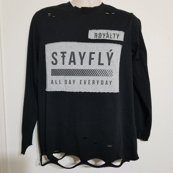 Carbon Distressed long sleeve Tee - Picture 6 of 7